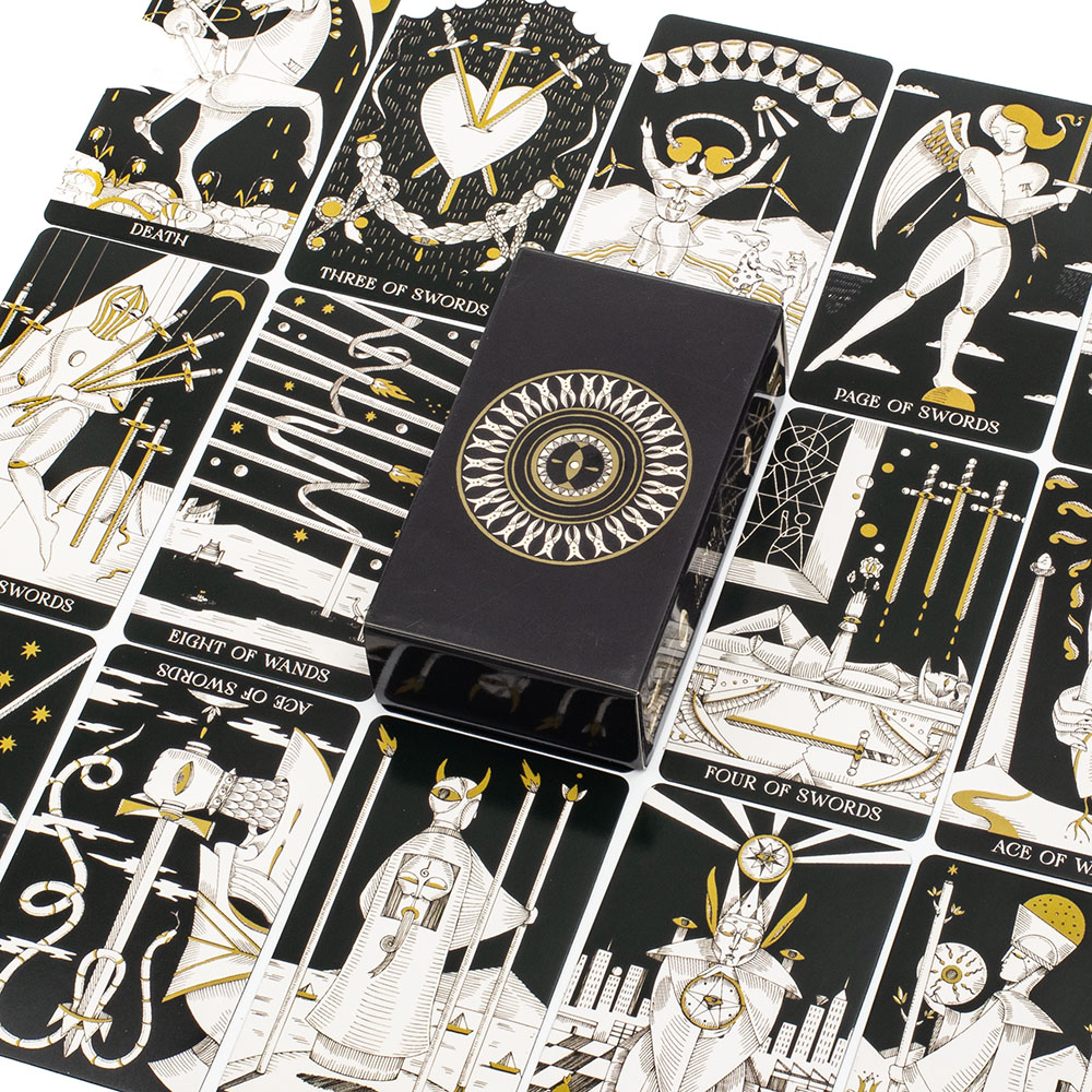 78 kart Symbolic Soul Tarot z  – Tarot Cards Deck With Guidebook recenzja i cena