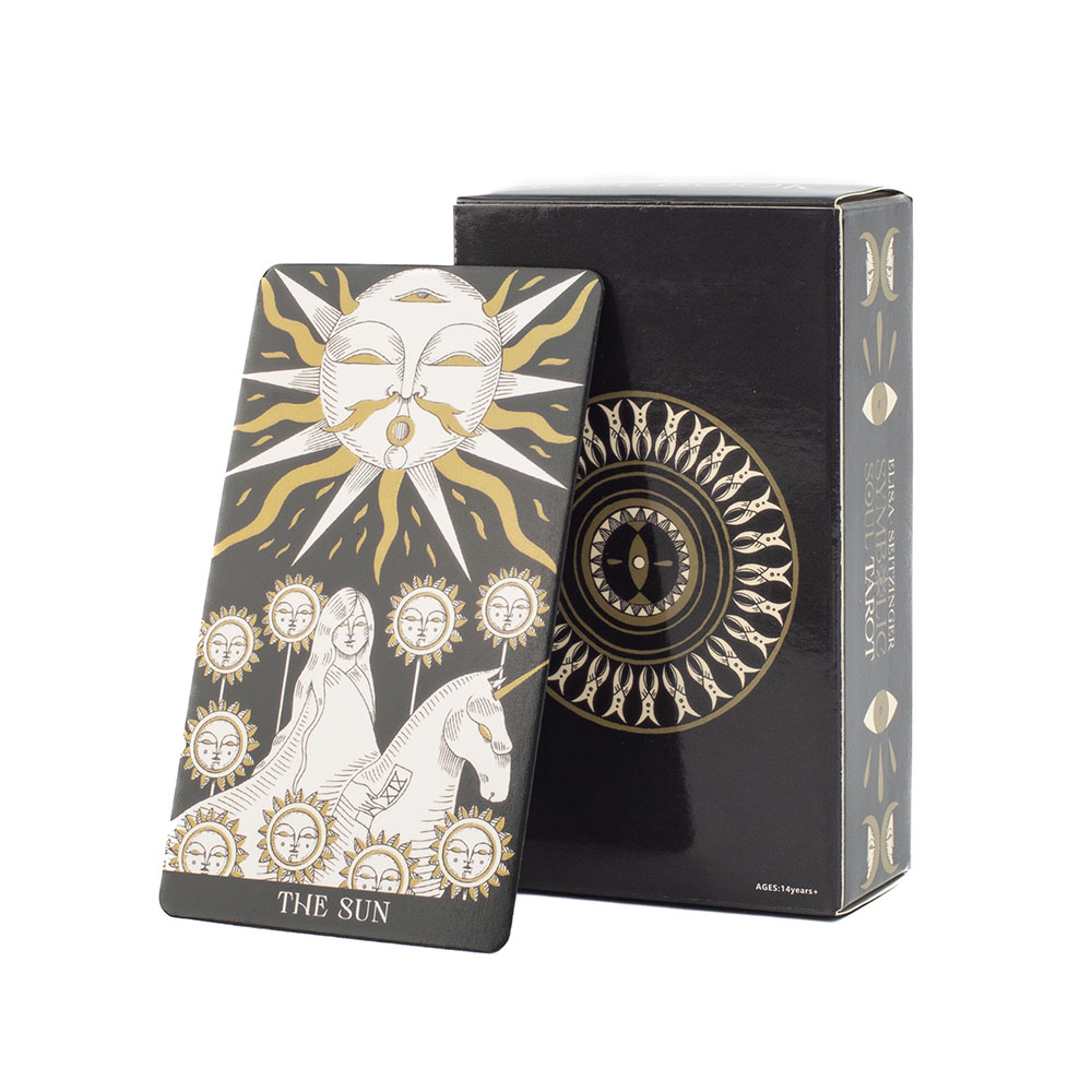 78 kart Symbolic Soul Tarot z  – Tarot Cards Deck With Guidebook recenzja i cena