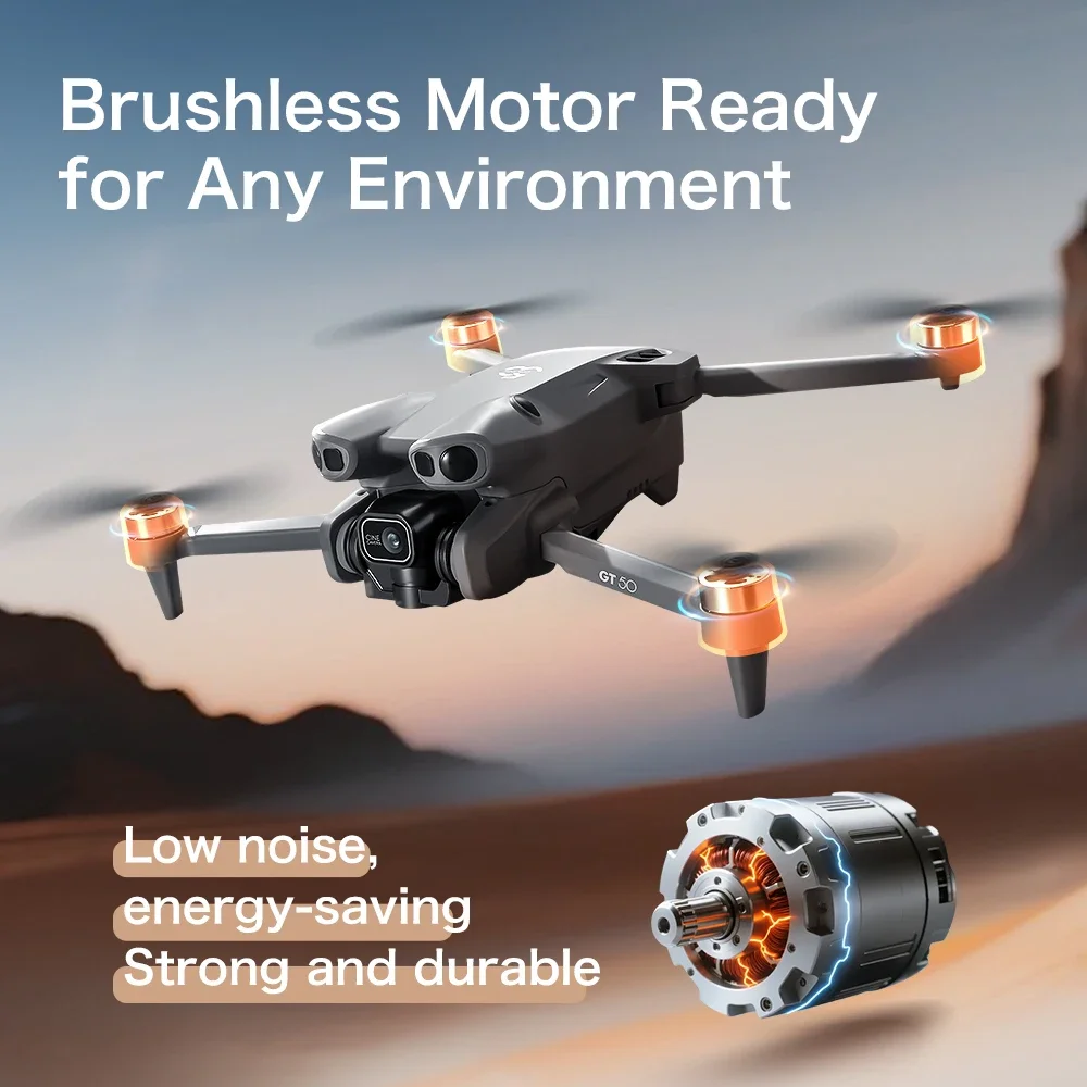 Dron FPV GT50 z podwójną kamer – Fpv Brushless Rc Drone 4K recenzja i cena