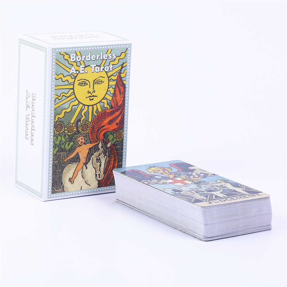 12*7cm bez obramowania A.E. Ta – Tarot Cards Deck With Guidebook recenzja i cena