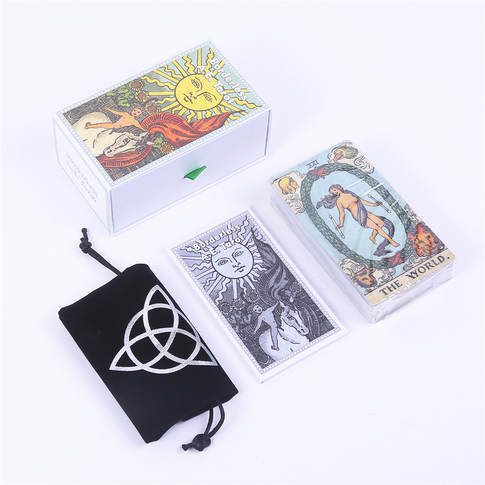 12*7cm bez obramowania A.E. Ta – Tarot Cards Deck With Guidebook recenzja i cena