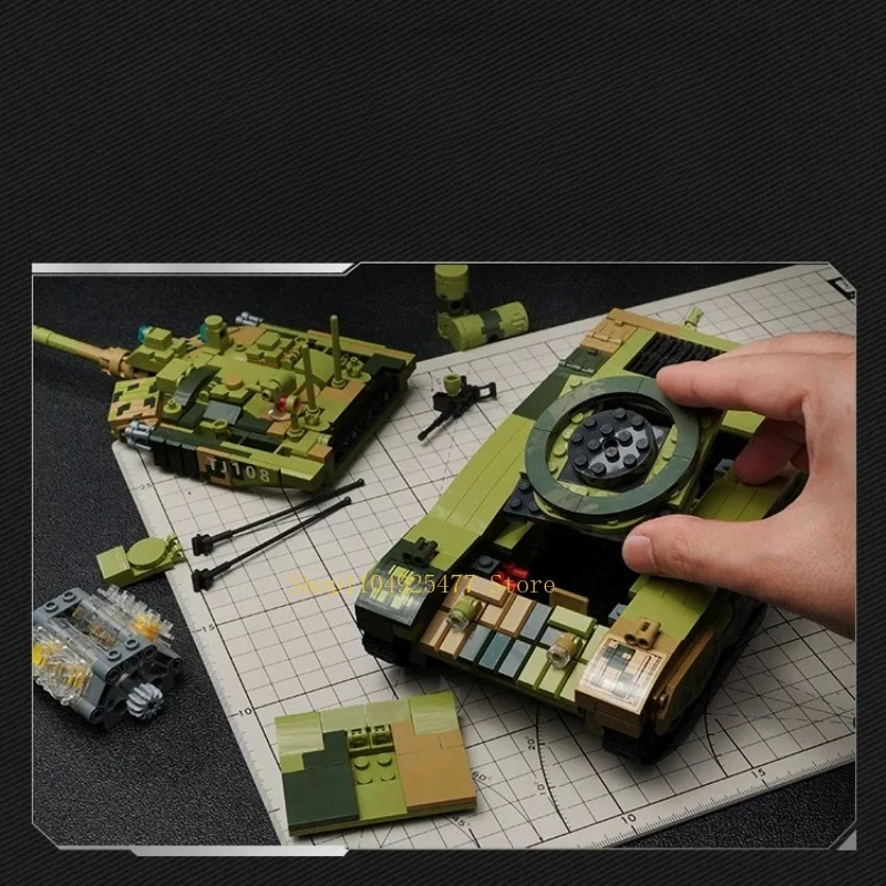 KEEPPLEY Klocki Konstrukcyjne  – Lego Compatible Military Tank recenzja i cena
